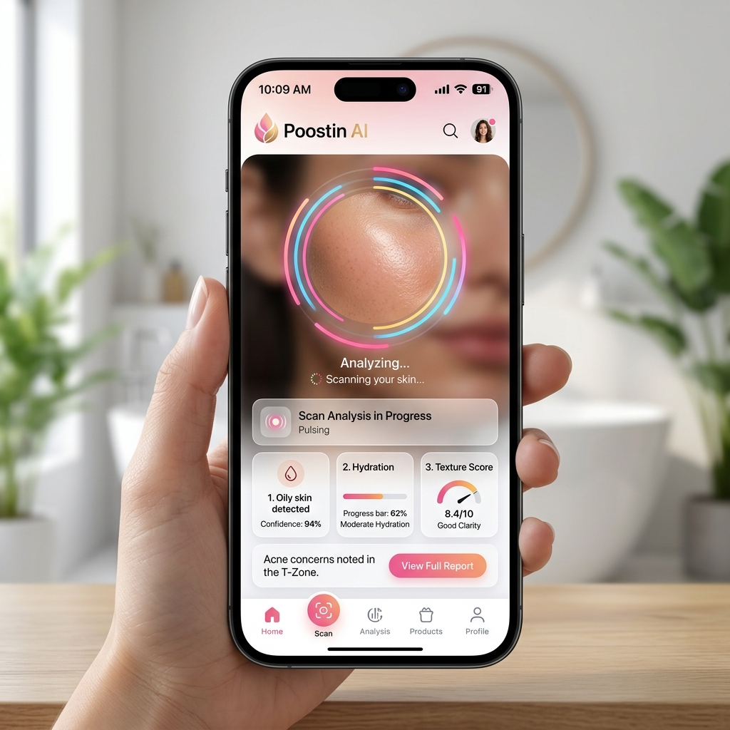 Poostin AI Skin Care App